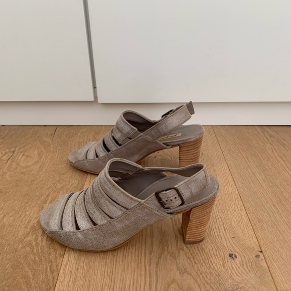 Paul Green 'Joan' Metallic Slingback Sandal - Picture 2 of 4